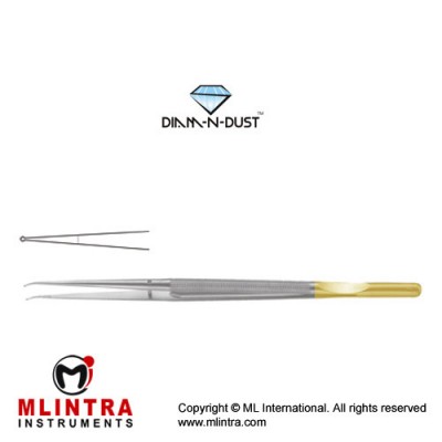 Diam-n-Dust™ Micro Ring Forcep Straight - With Counter Balance Stainless Steel, 15 cm - 6" Diameter 1.0 mm Ø